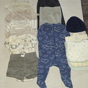 Boys 3 mo clothing bundle